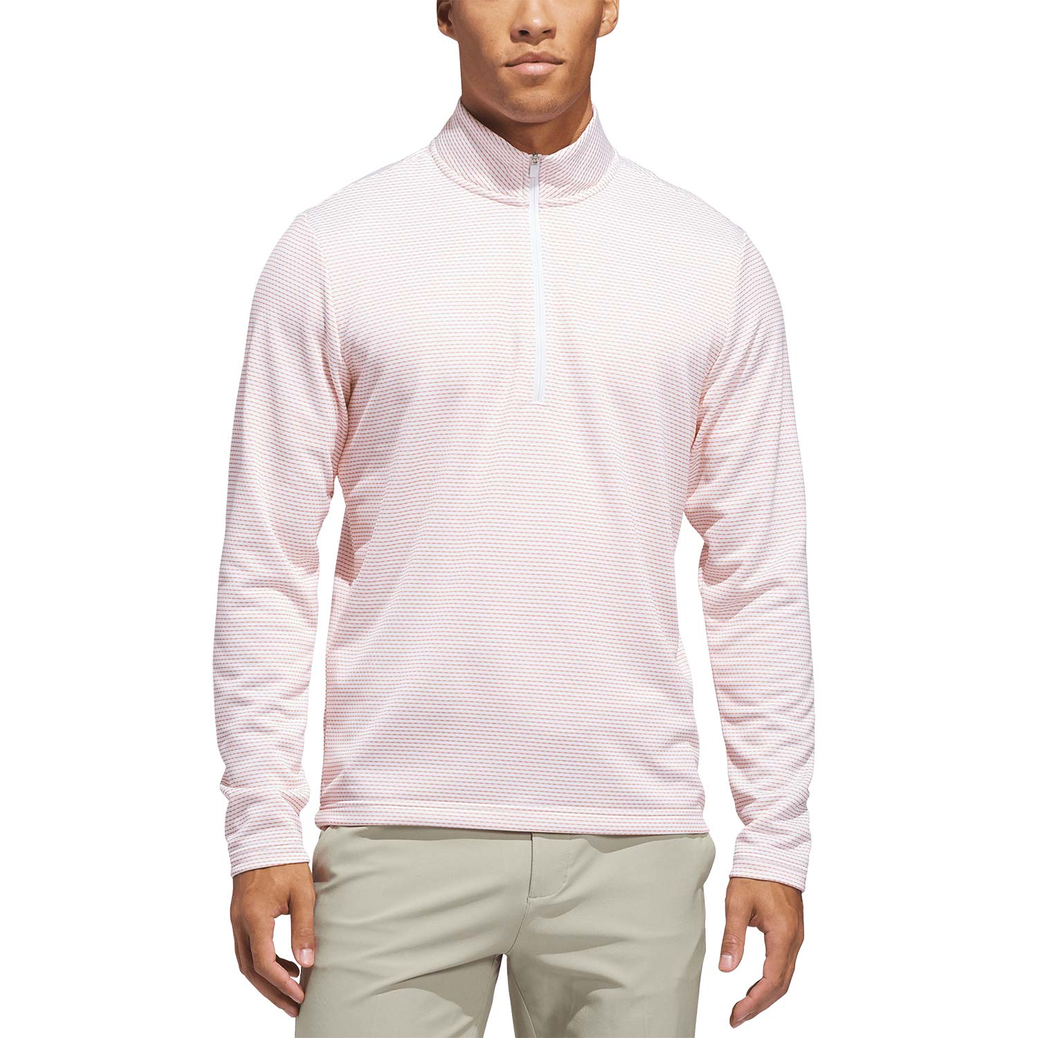 Adidas Performance Printed Quarter Zip Golf Pullover - Image 11