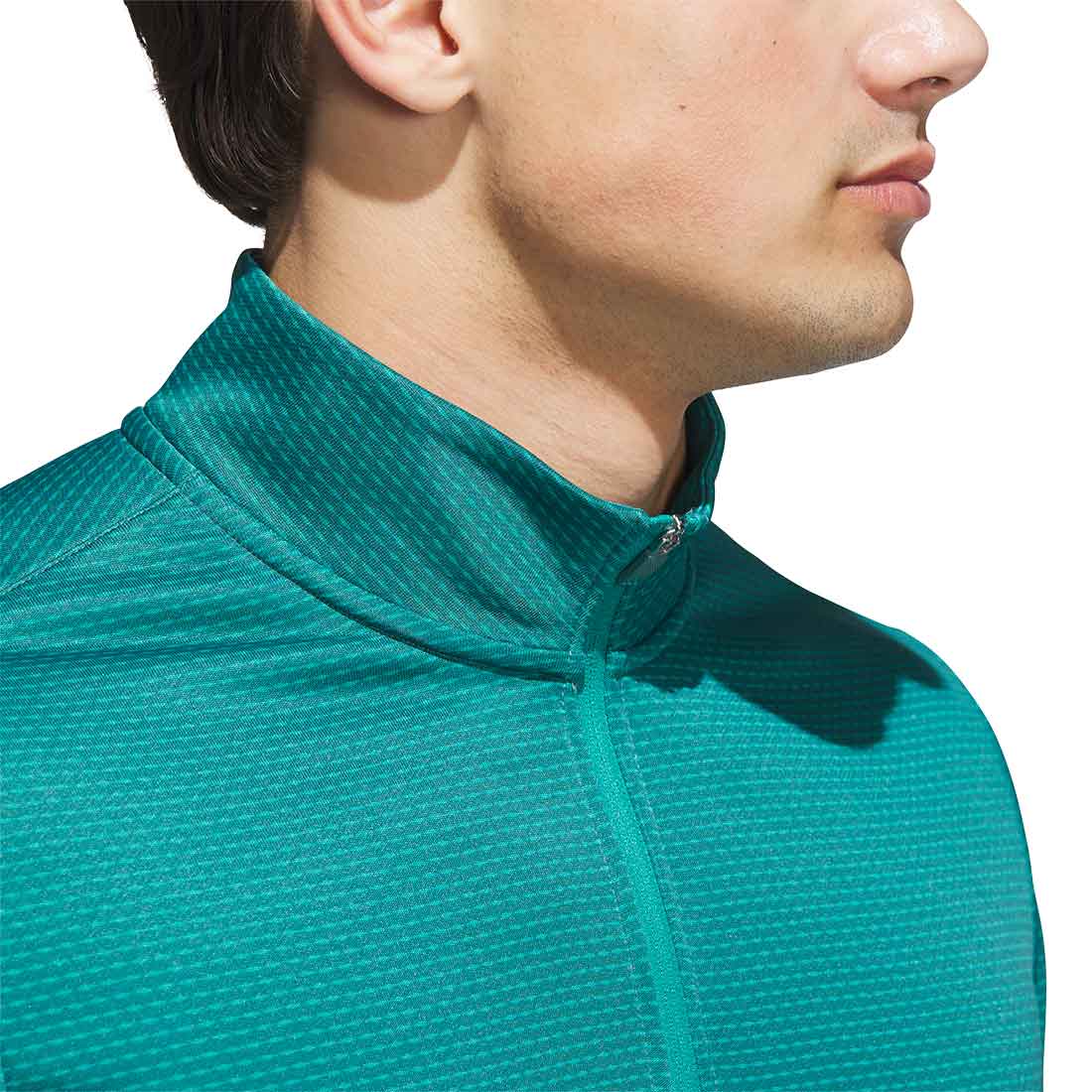 Adidas Performance Printed Quarter Zip Golf Pullover - Image 4