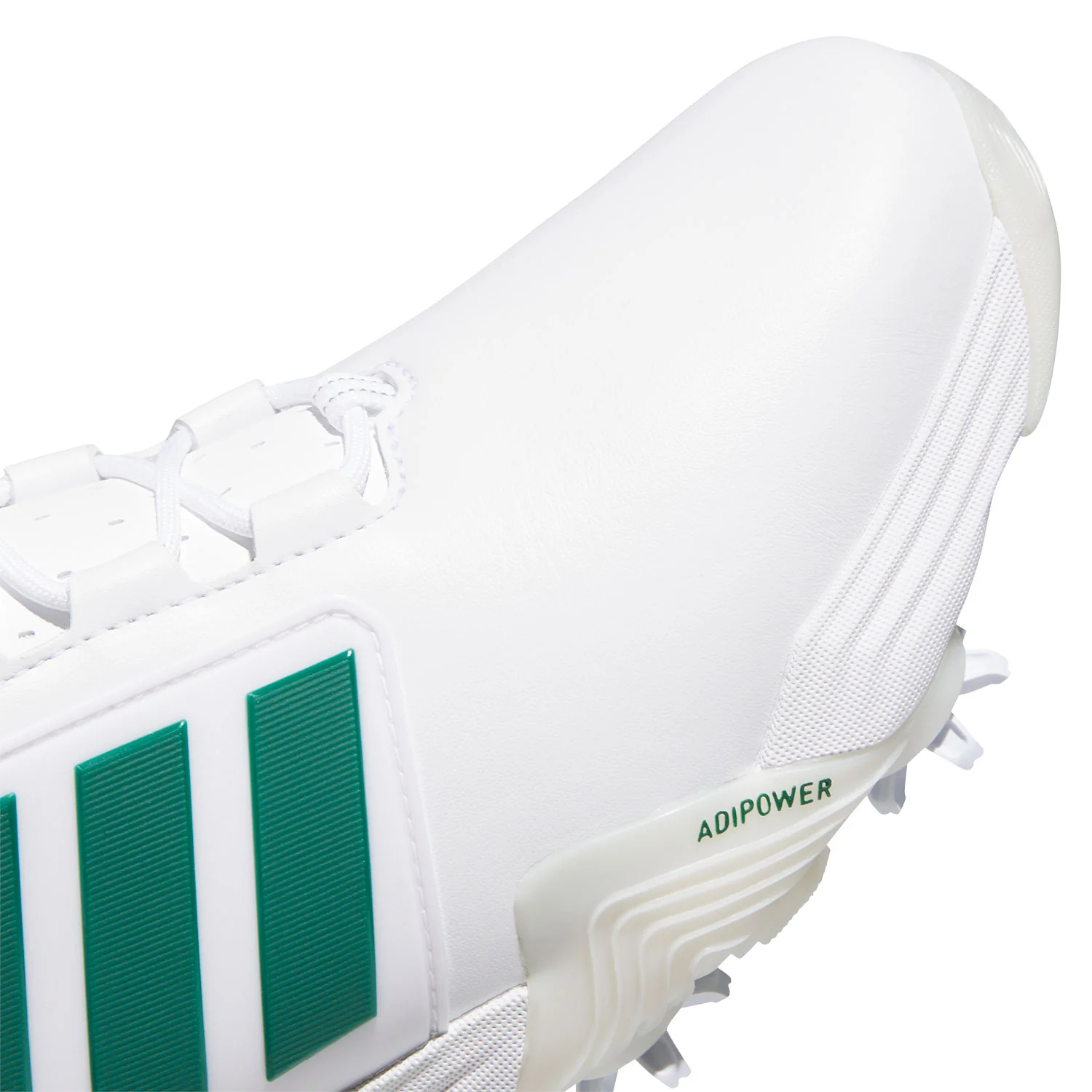 Adidas Adipower 26 Golf Shoes White/Collegiate Green/Crystal White - Image 7