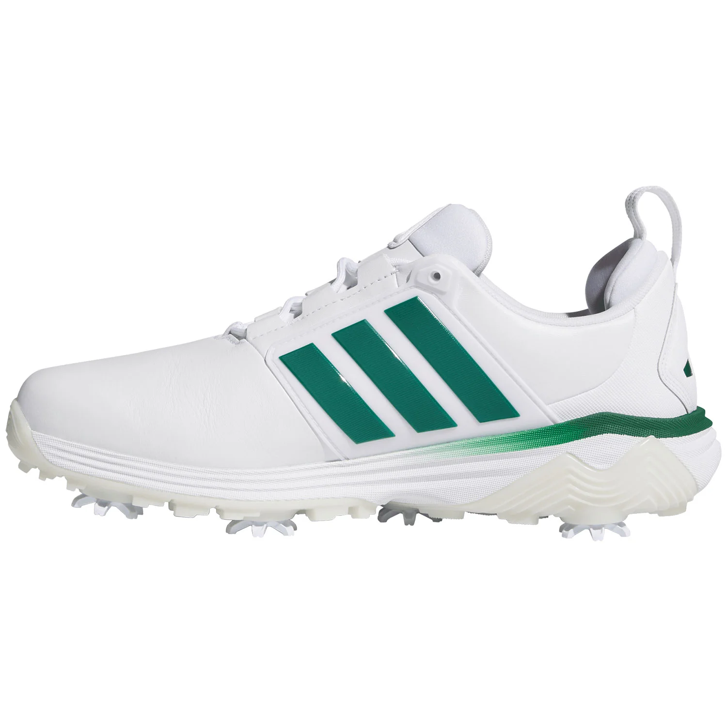 Adidas Adipower 26 Golf Shoes White/Collegiate Green/Crystal White - Image 8