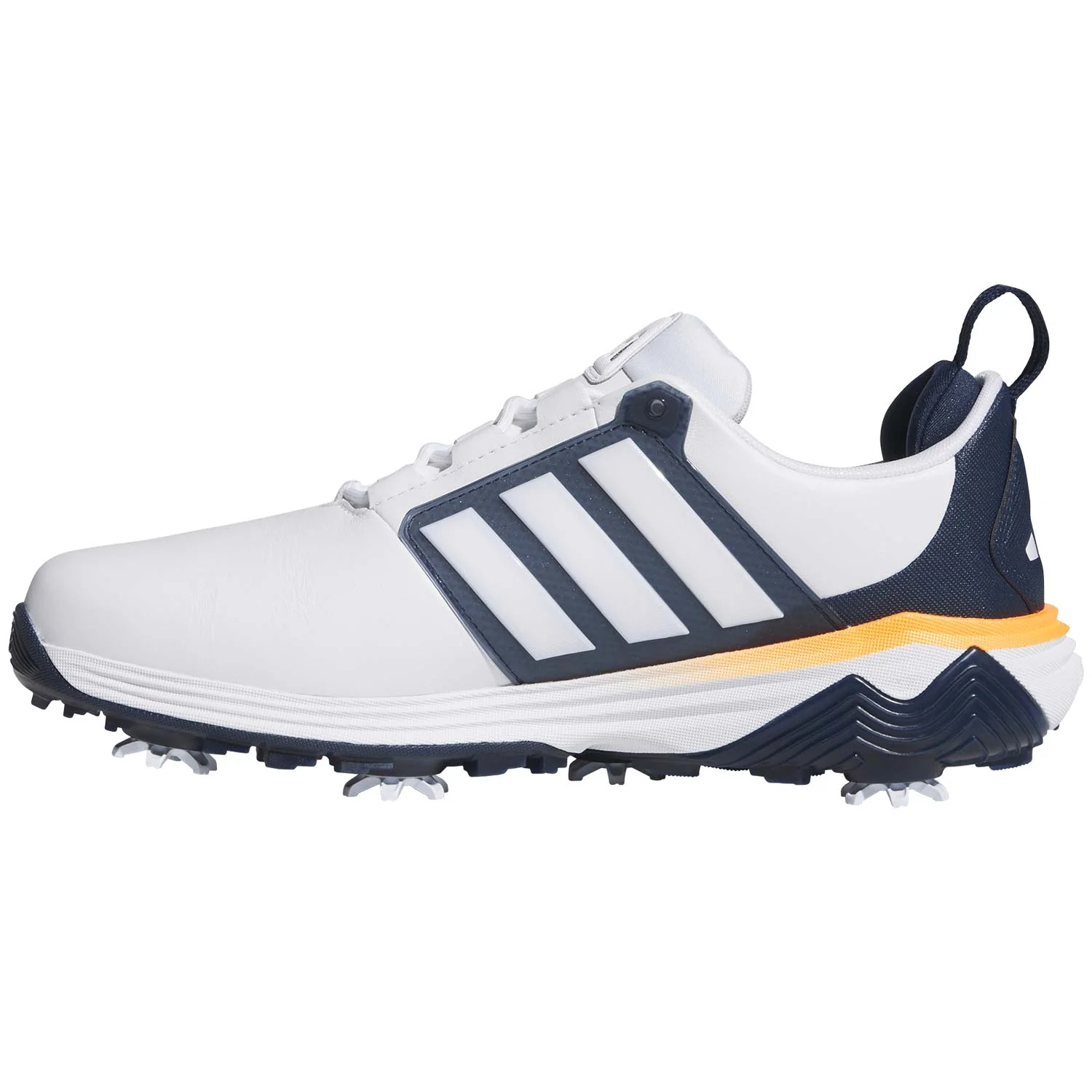 Adidas Adipower 26 Golf Shoes White/Collegiate Navy/Lucid Orange - Image 8