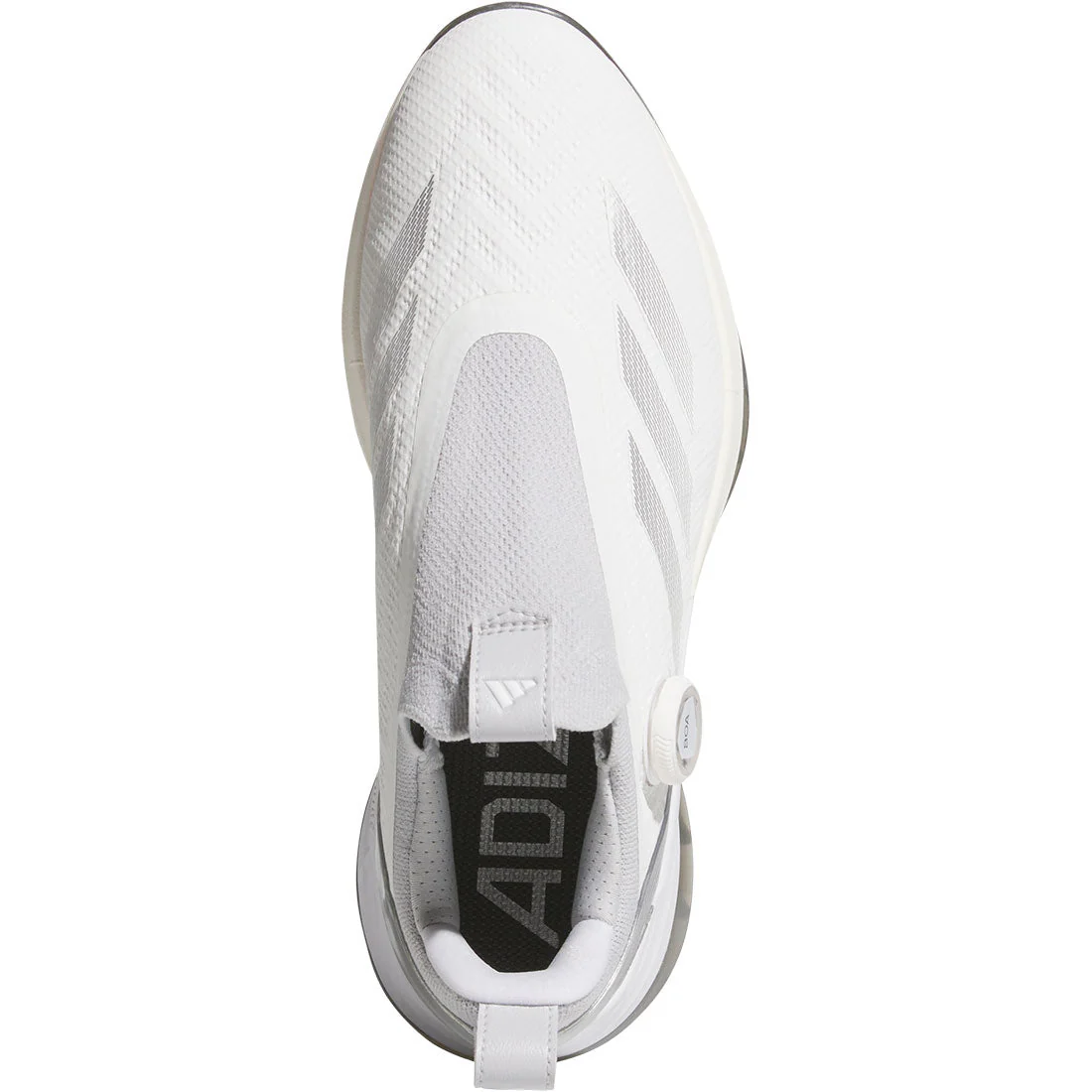 Adidas Adizero ZG BOA Golf Shoes White/Silver/Solid Grey - Image 8