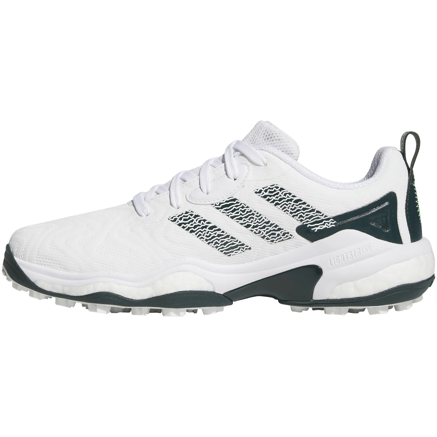Adidas Codechaos 25 Golf Shoes White/Aurora Ivy/Green Burst - Image 5