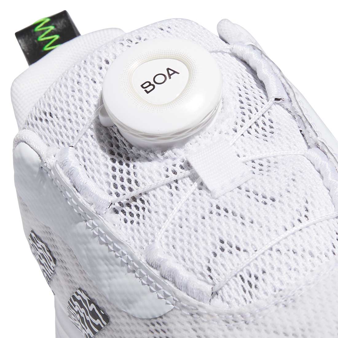 Adidas Juniors Codechaos 25 BOA Golf Shoes White/Black/Lucid Lemon - Image 6