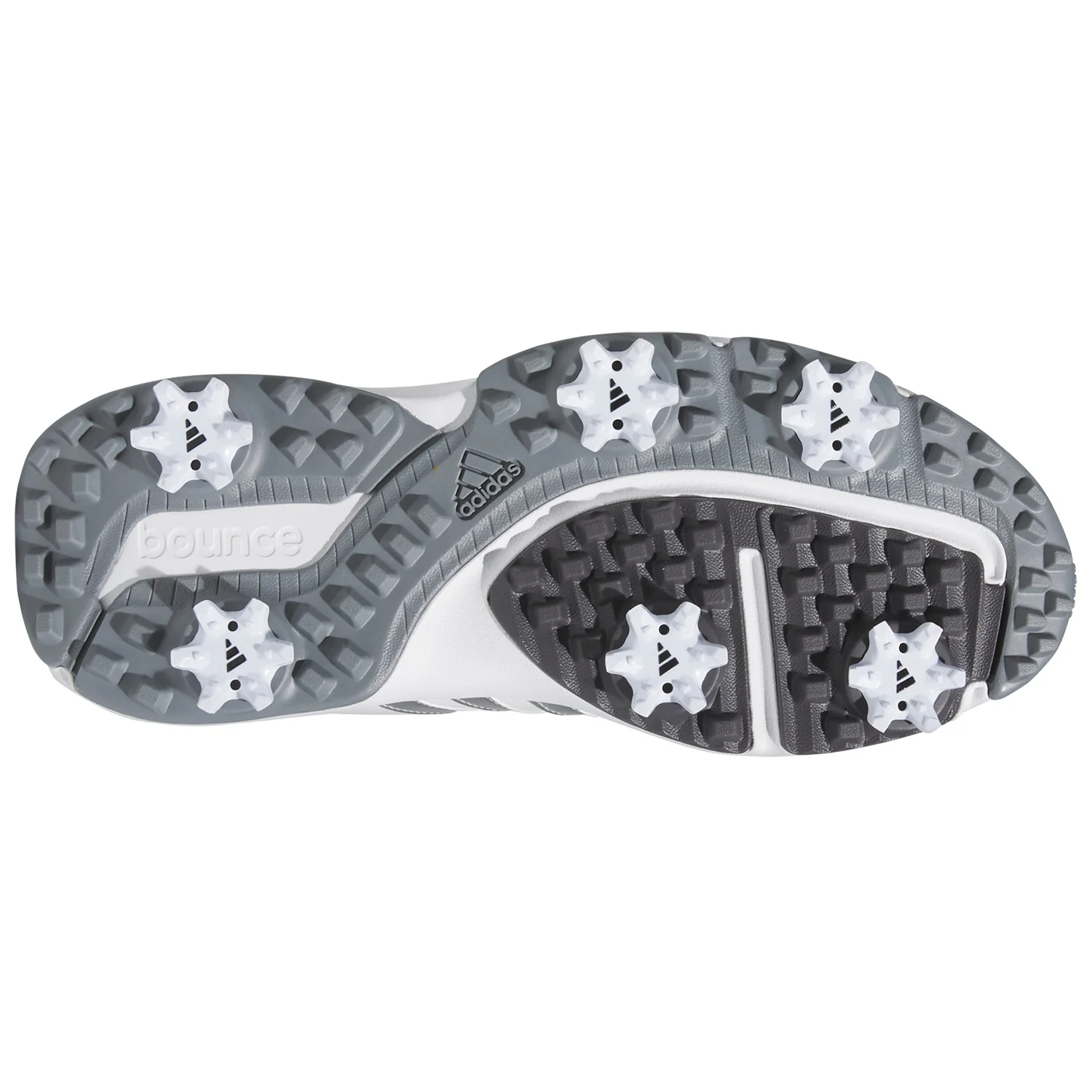 Adidas Juniors Tour360 24 BOA Golf Shoes White/Silver/Iron - Image 2