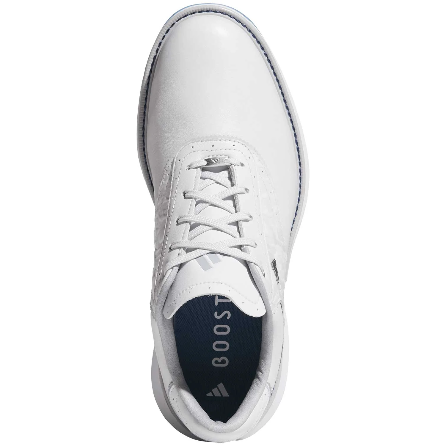 Adidas MC70 SL Golf Shoes Dash Grey/Halo Silver/Lucid Ray Blue - Image 3