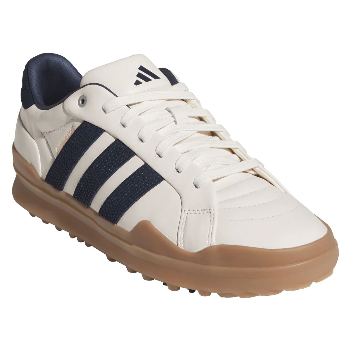 Adidas Retrocross Gripmore Golf Shoes Chalk White/Collegiate Navy/Gum - Image 4