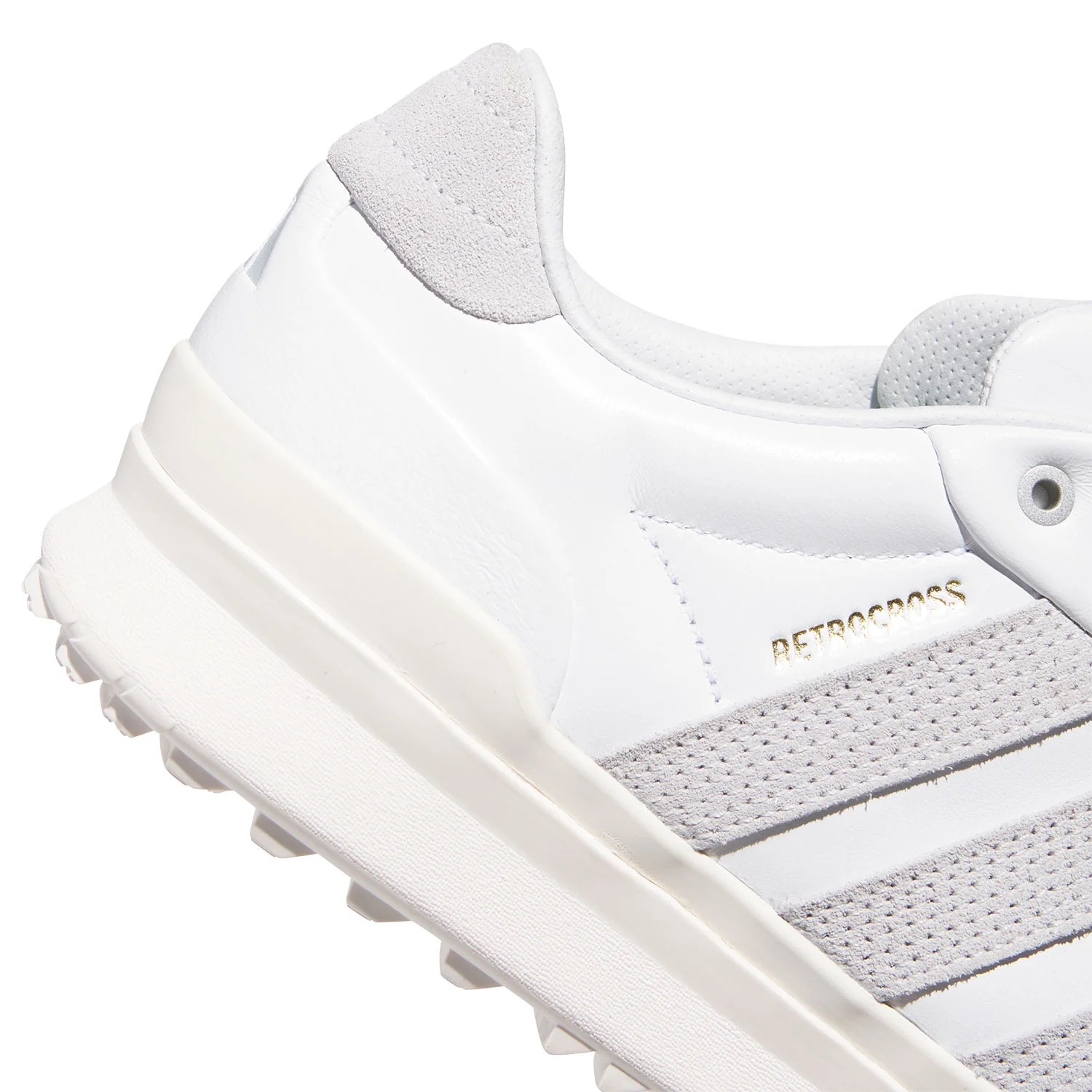 Adidas Retrocross Gripmore Golf Shoes White/Dash Grey/Court Green - Image 4