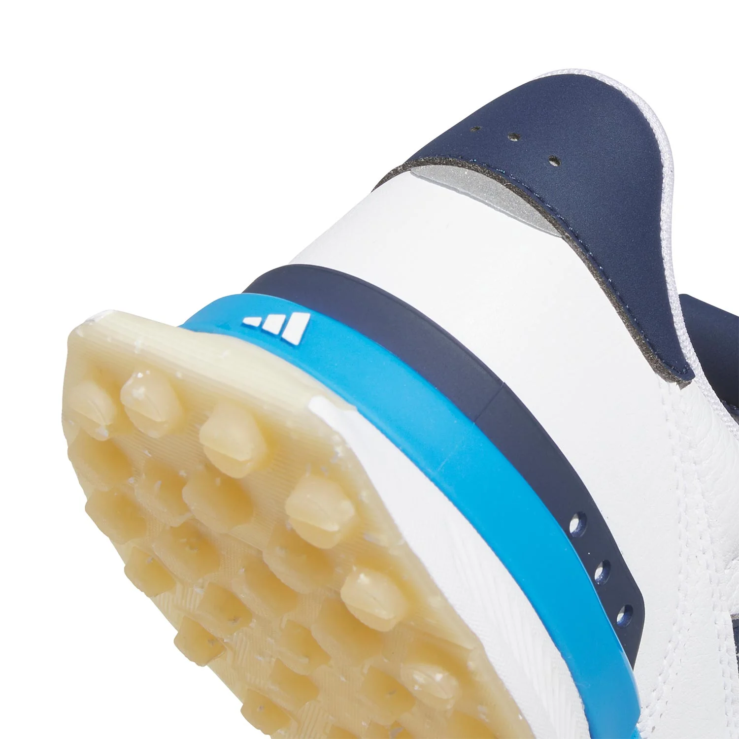 Adidas S2G 26 Leather Golf Shoes White/Collegiate Navy/Lucid Ray Blue - Image 7