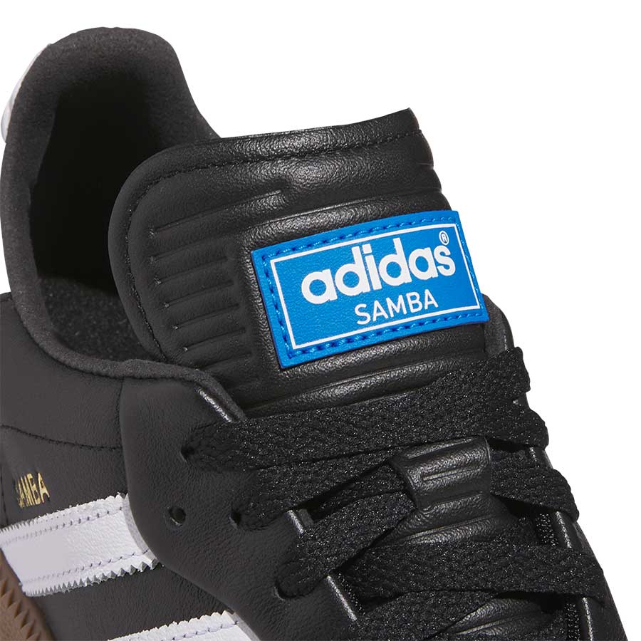 Adidas Samba Spikeless Golf Shoes Black/White/Gum - Image 7