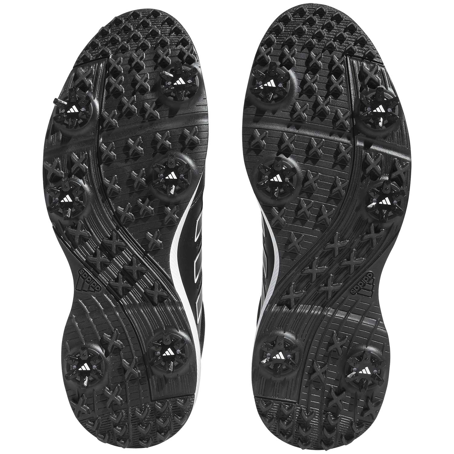 Adidas Tech Response 3.0 Golf Shoes Black/Black/White - Image 2