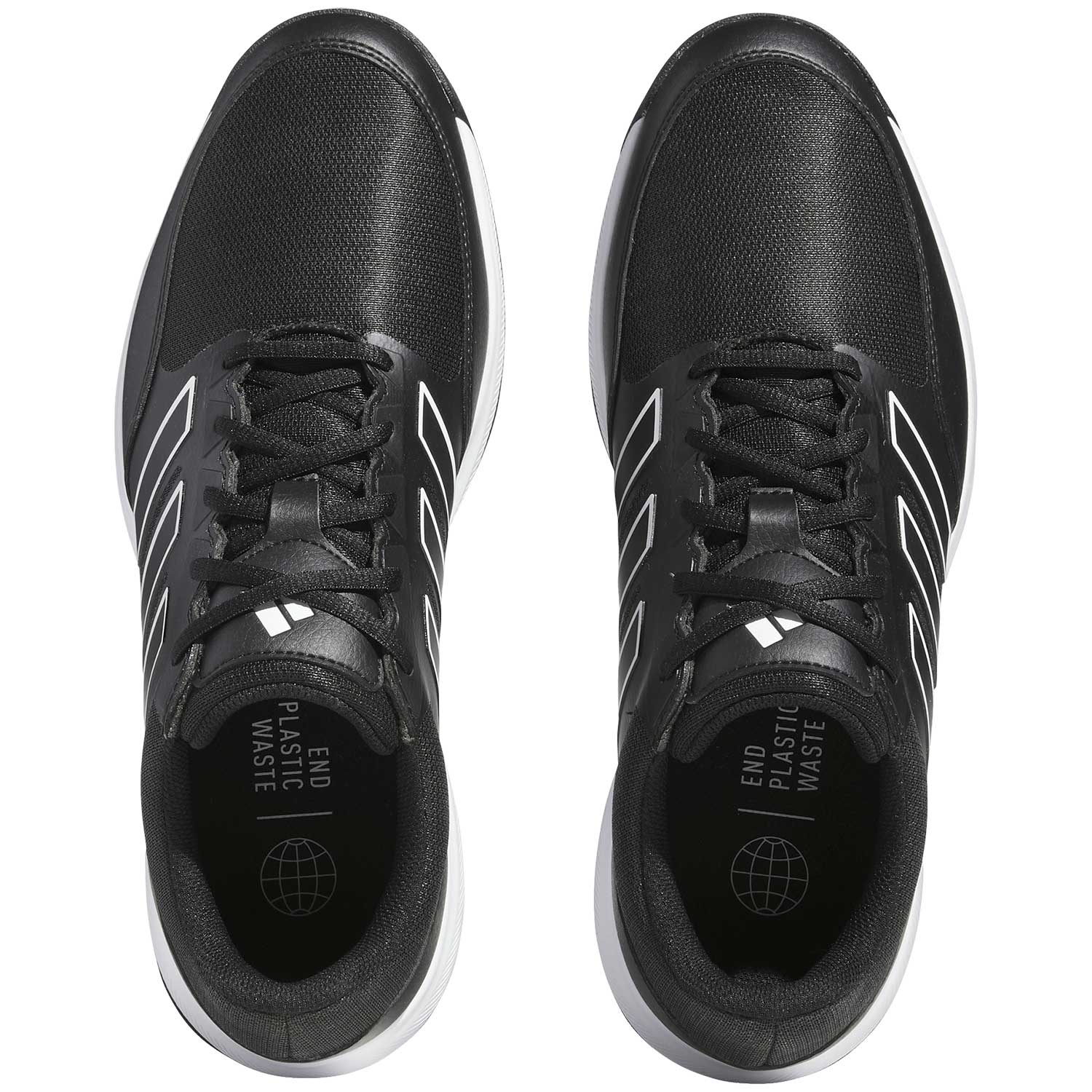 Adidas Tech Response 3.0 Golf Shoes Black/Black/White - Image 3