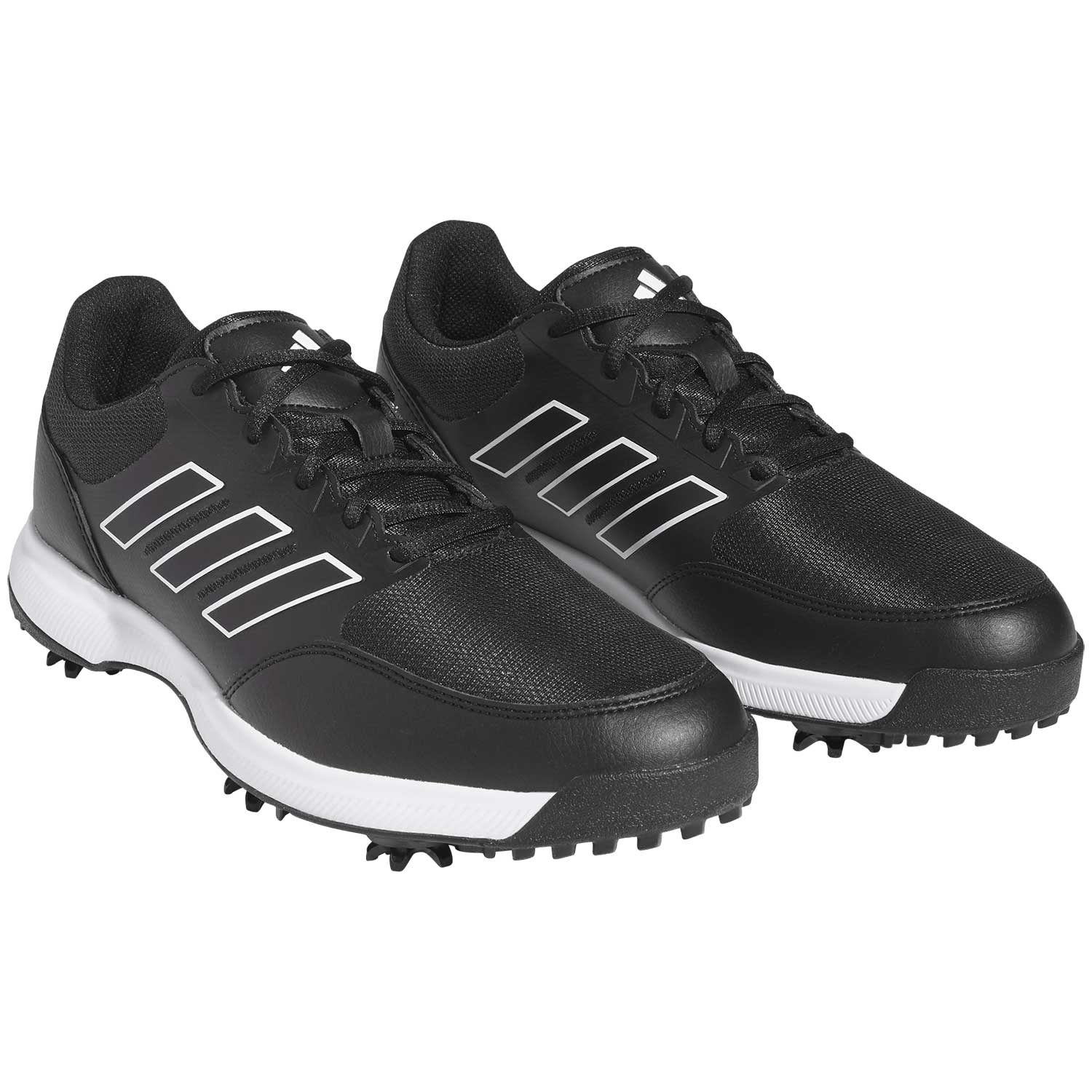 Adidas Tech Response 3.0 Golf Shoes Black/Black/White - Image 4