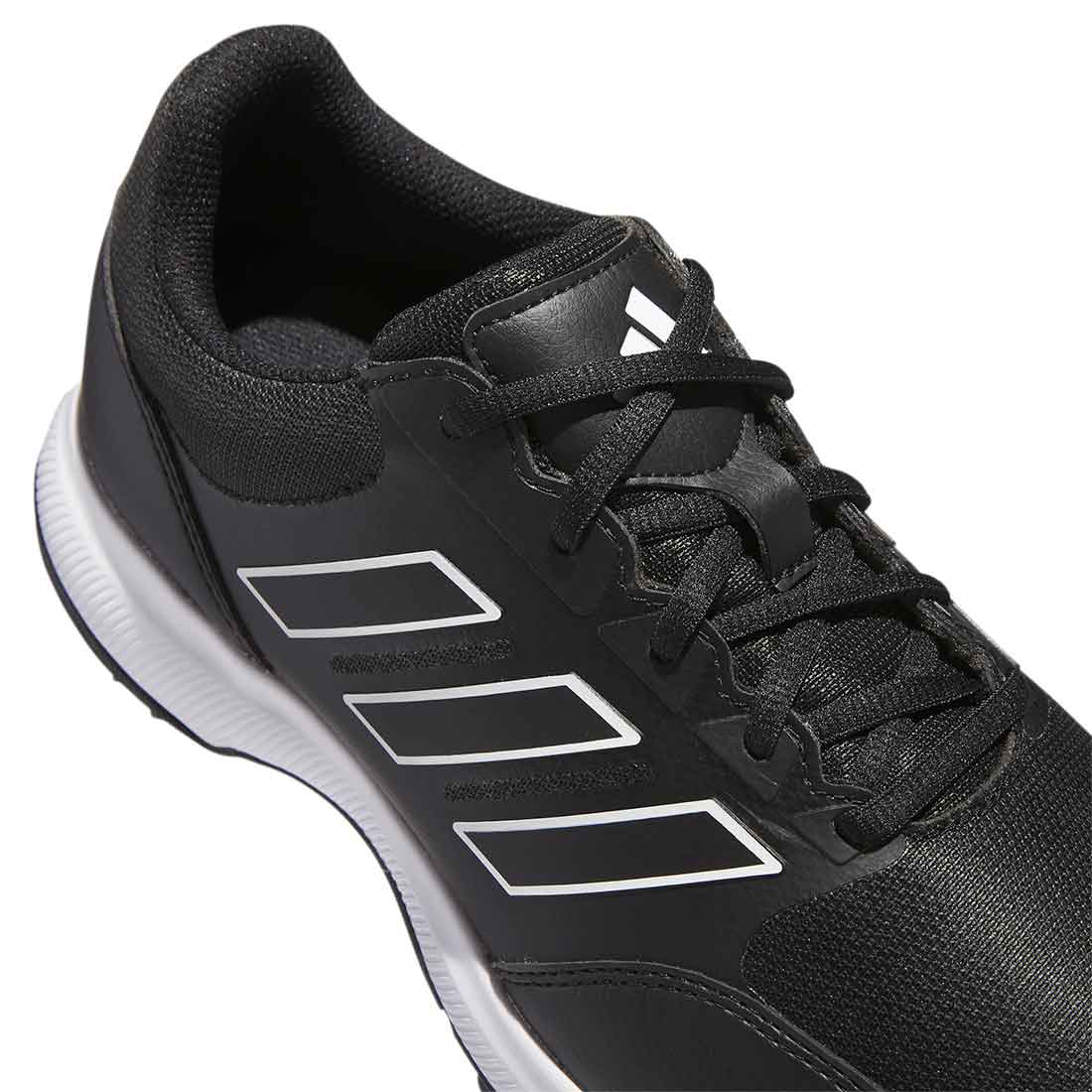 Adidas Tech Response 3.0 Golf Shoes Black/Black/White - Image 3