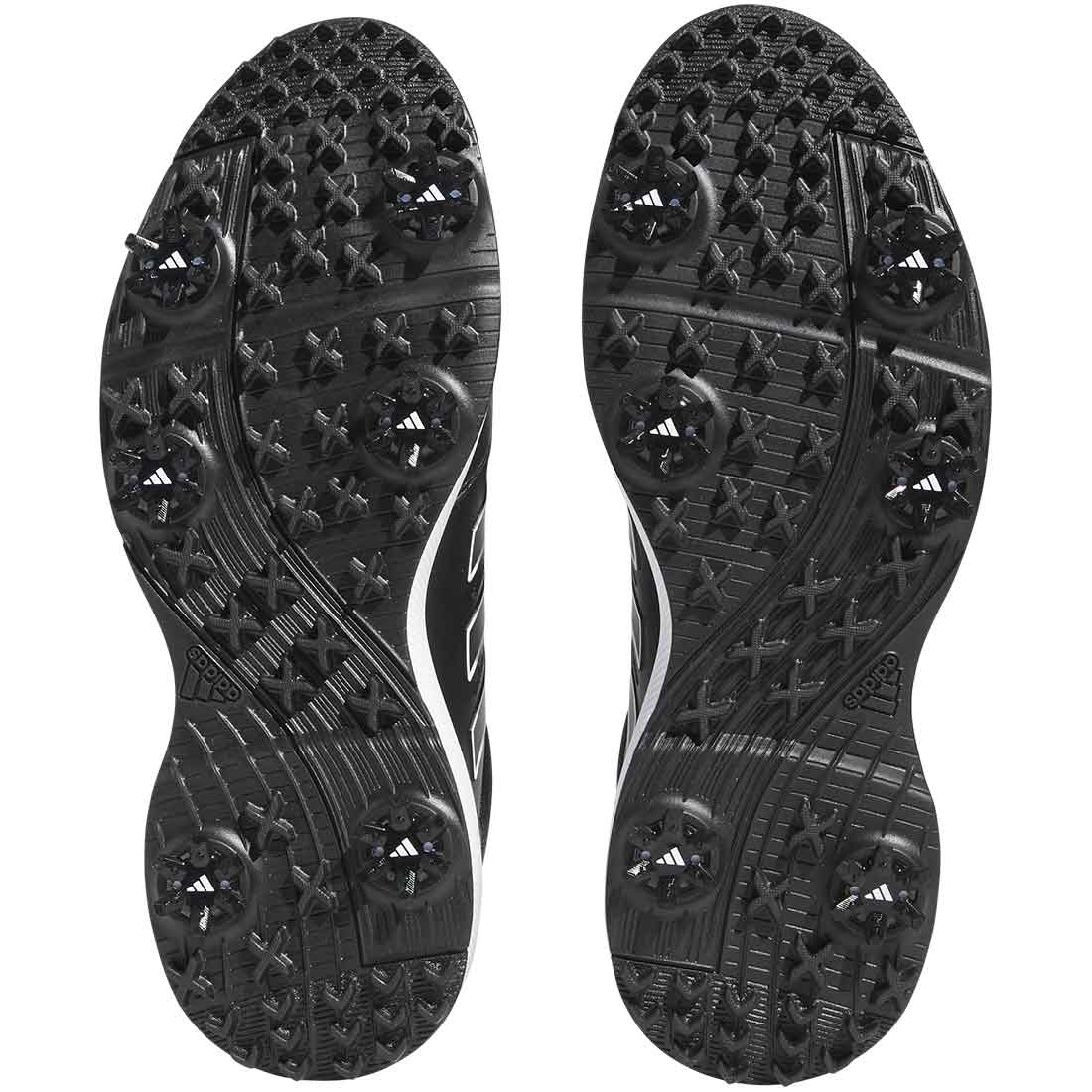 Adidas Tech Response 3.0 Golf Shoes Black/Black/White - Image 6