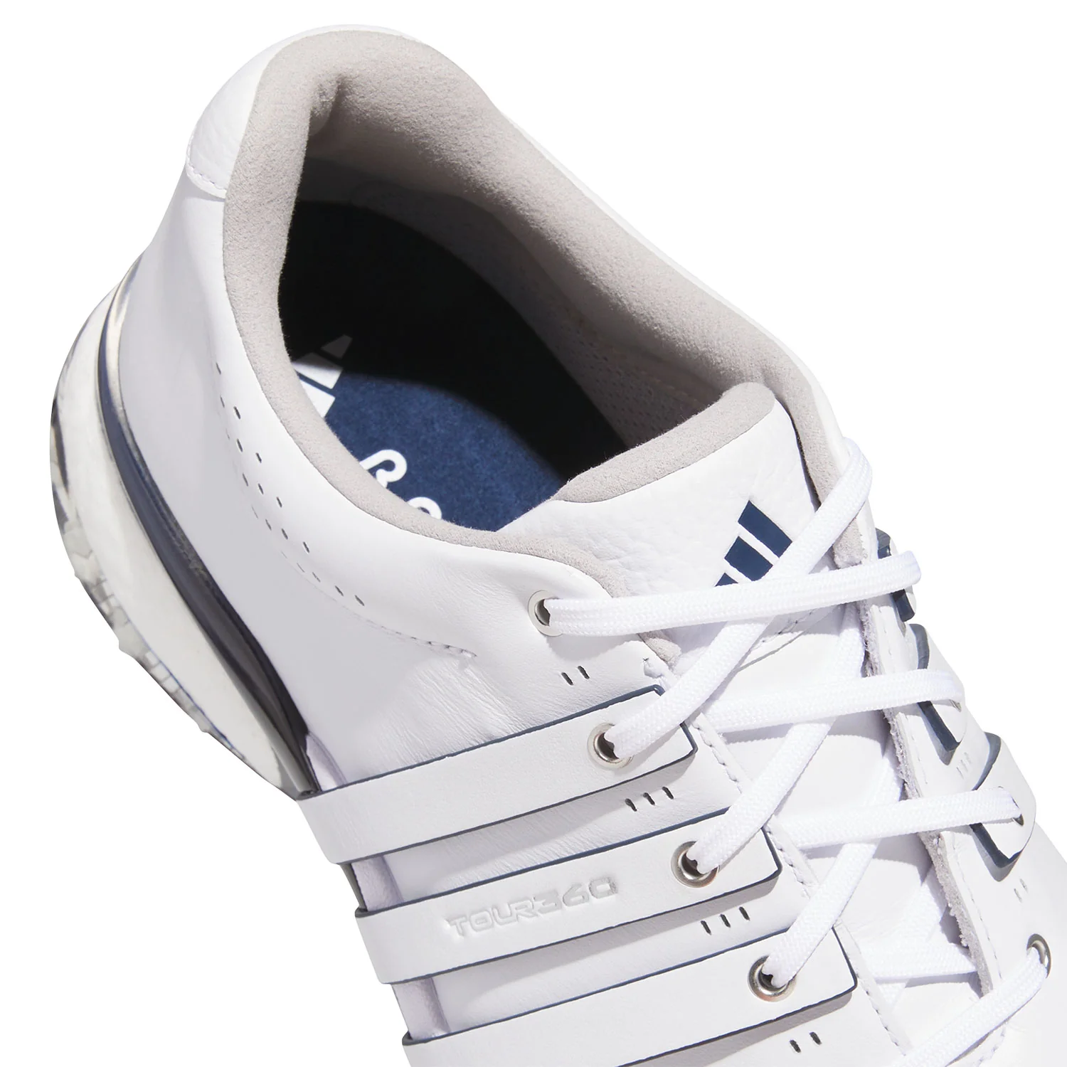 Adidas Tour360 25 SL Golf Shoes White/Collegiate Navy/Lucid Red - Image 6