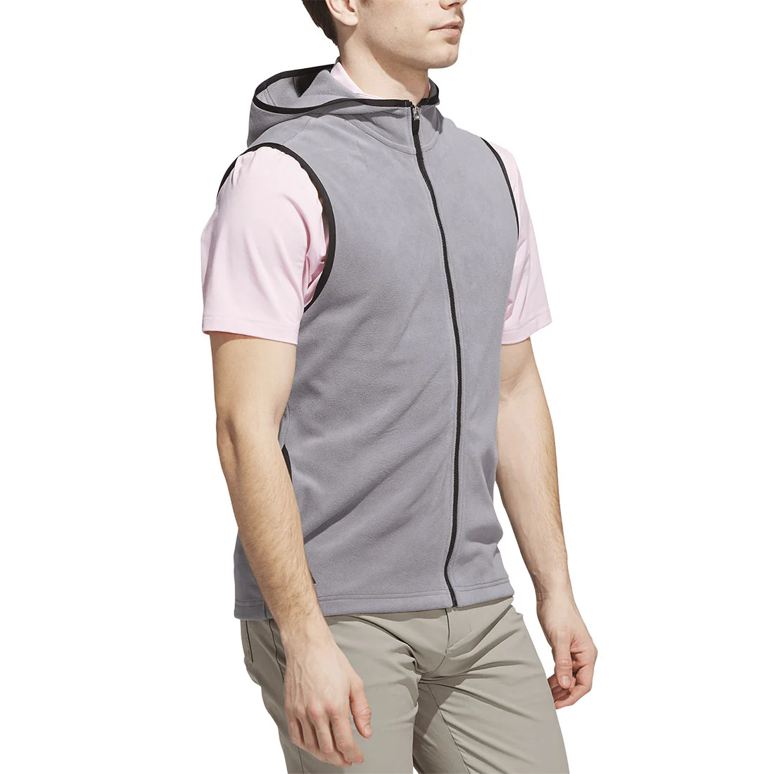 Adidas Ultimate365 Fleece Hoodie Full-Zip Golf Vest - Image 9