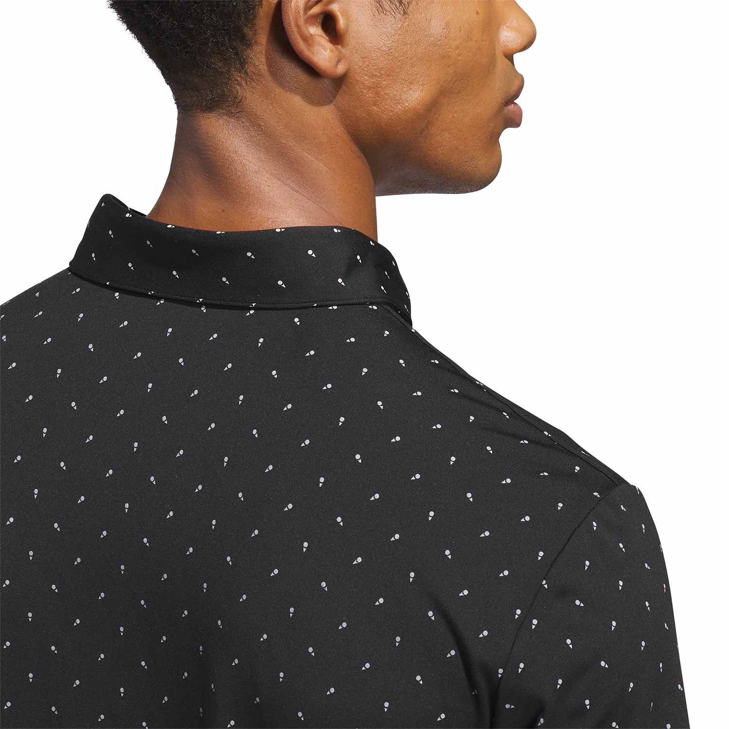 Adidas Ultimate365+ Micro Print Golf Polo - Image 2