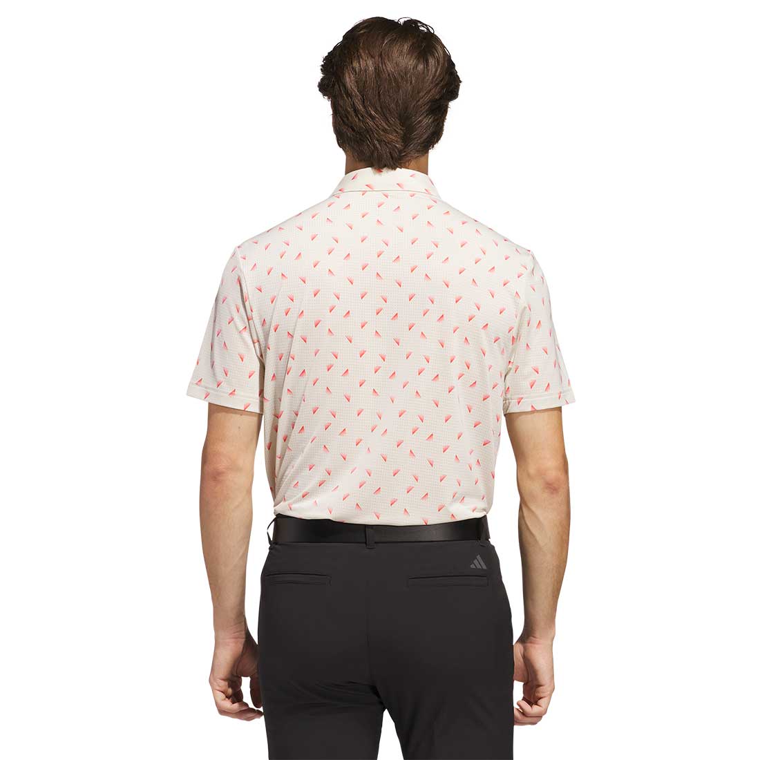 Adidas Ultimate365 Printed Slice Mesh Golf Polo - Image 2