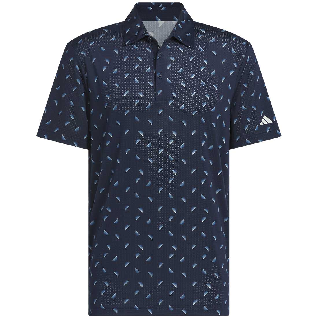 Adidas Ultimate365 Printed Slice Mesh Golf Polo - Image 8