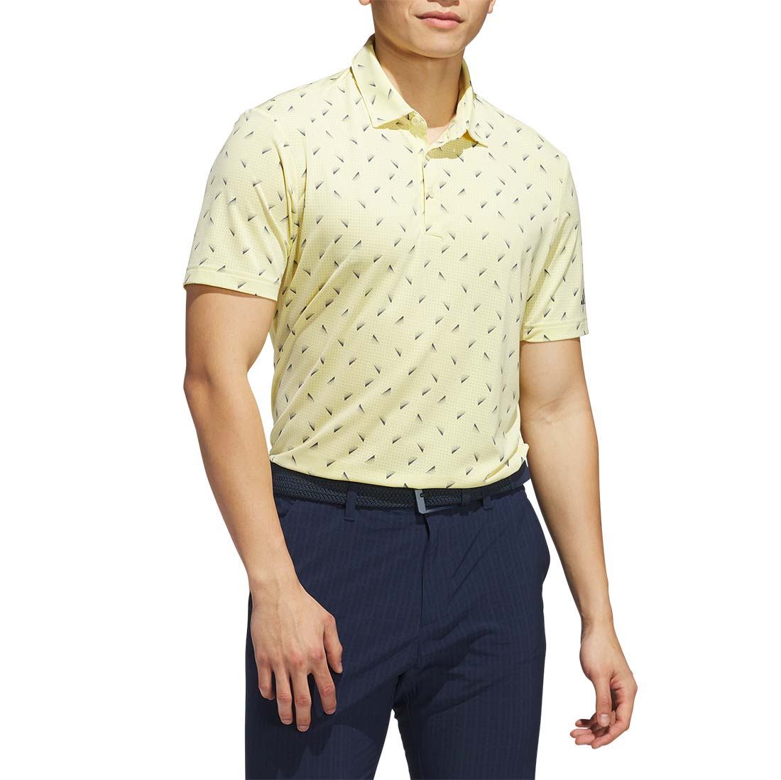 Adidas Ultimate365 Printed Slice Mesh Golf Polo - Image 9