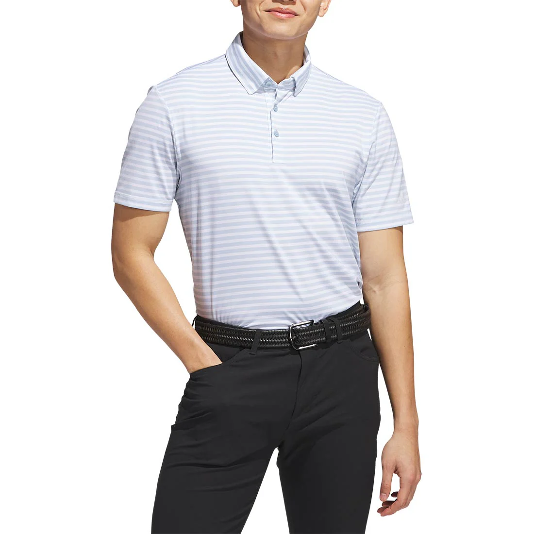 Adidas Ultimate365 Stripe Golf Polo - Image 4