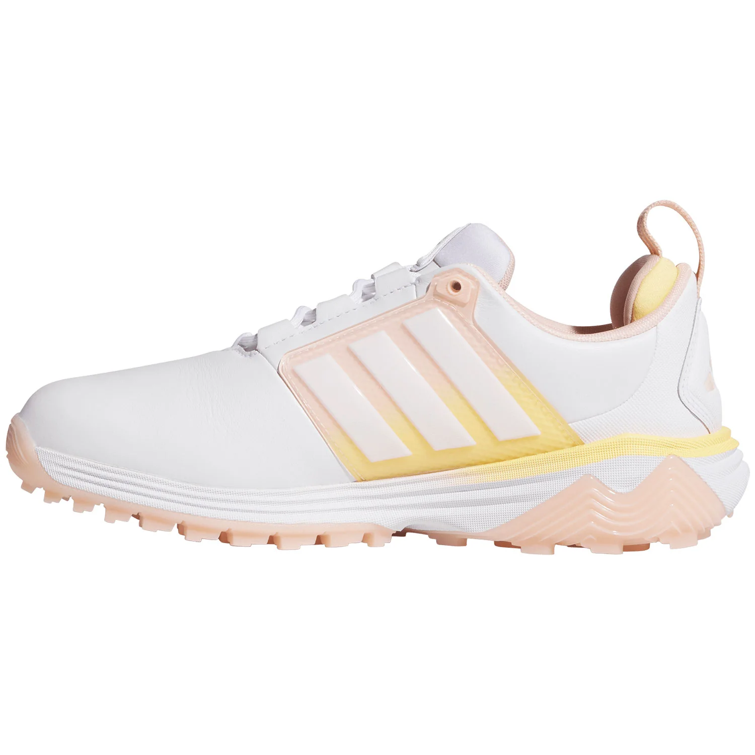 Adidas Women's Adipower 26 SL Golf Shoes White/Blush Pink/Ice Tangerine - Image 8