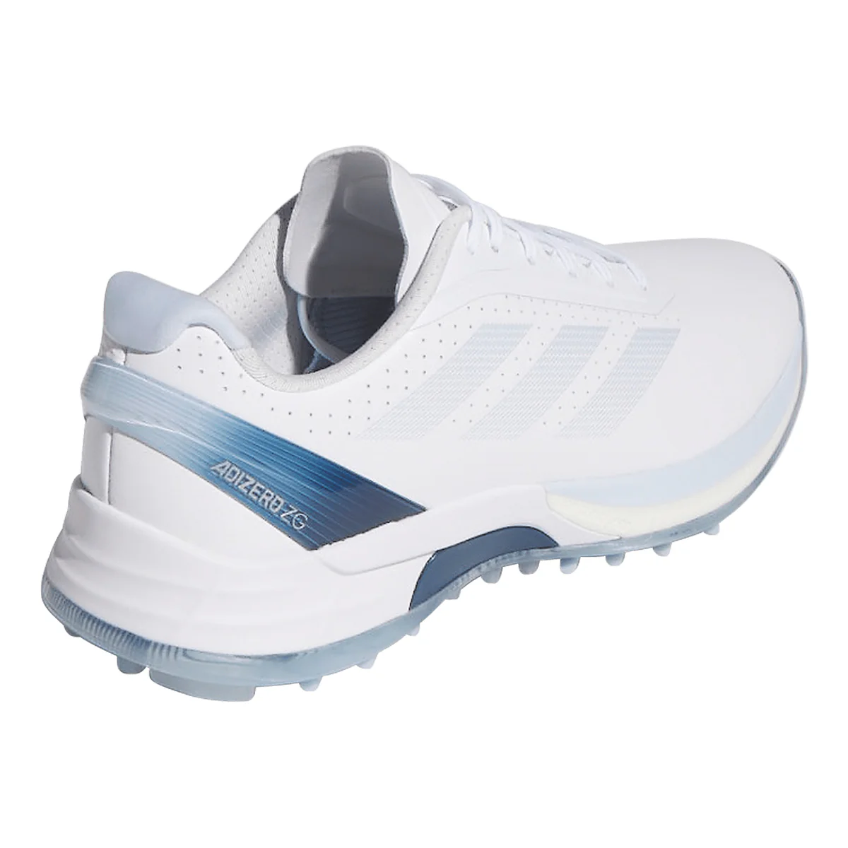 Adidas Women's Adizero ZG Golf Shoes White/Crystal Sky/Dusky Petrol - Image 5