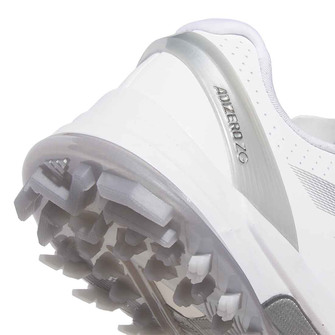 Adidas Women's Adizero ZG Golf Shoes White/Silver/Grey Two - Image 4
