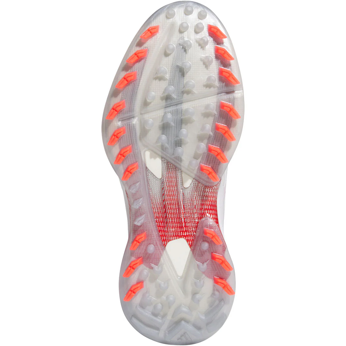 Adidas Women's Adizero ZG Golf Shoes White/Silver/Lucid Red - Image 3