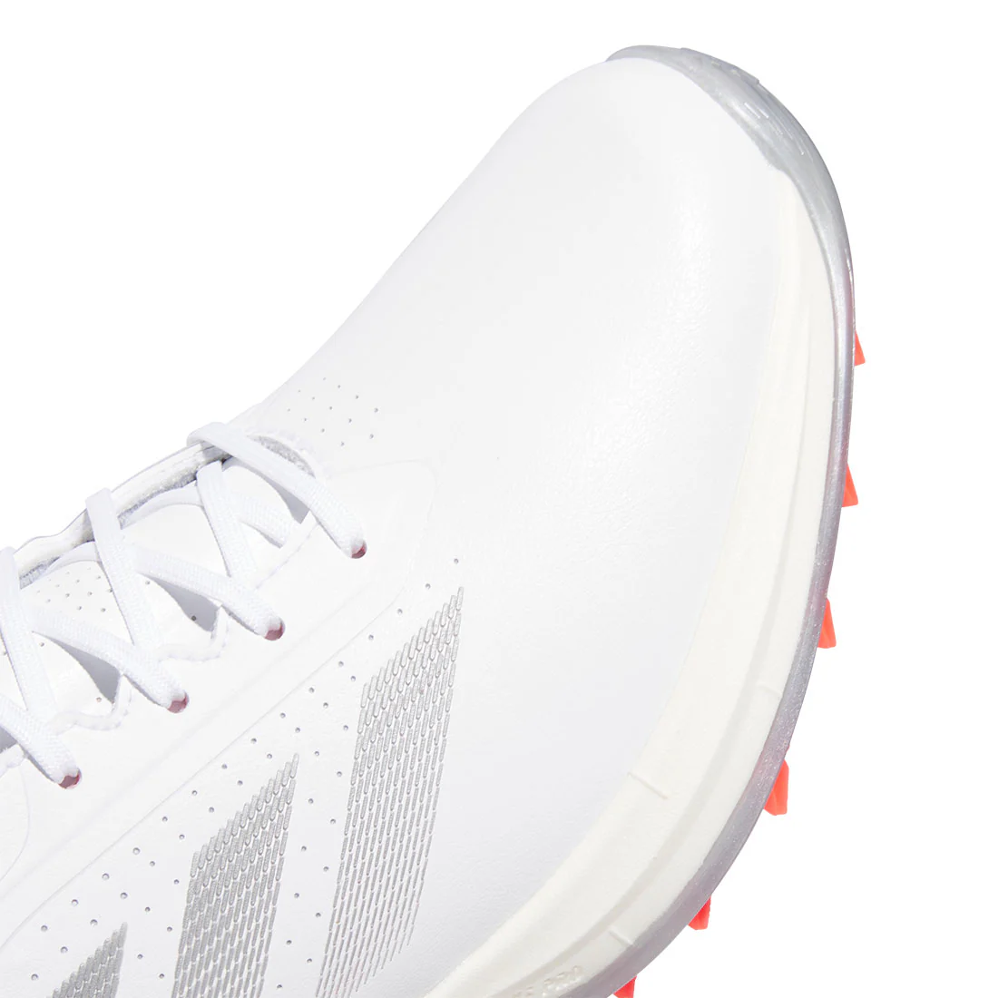 Adidas Women's Adizero ZG Golf Shoes White/Silver/Lucid Red - Image 5