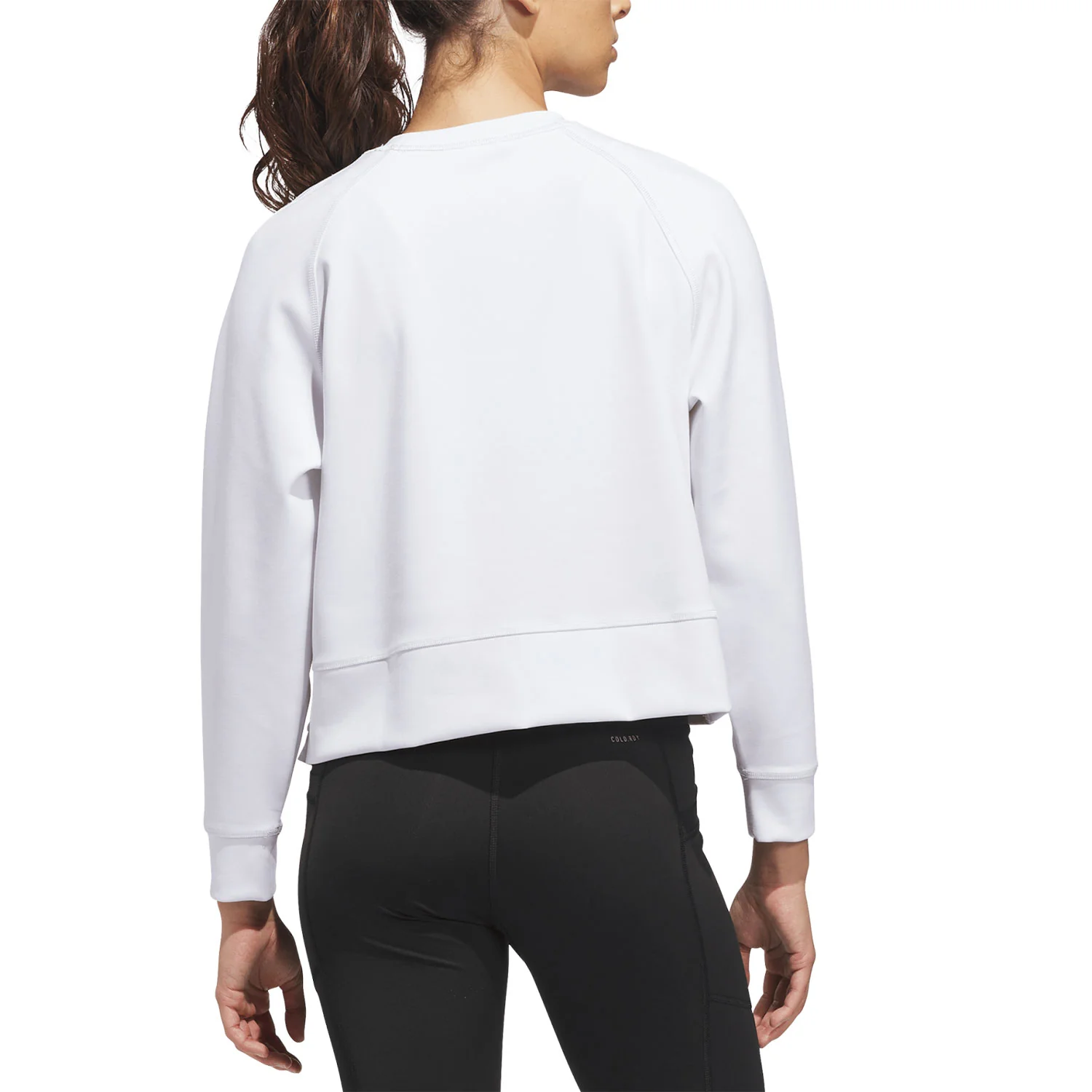 Adidas Women's Beyond the Course Side Snap Crew Layer - Image 6