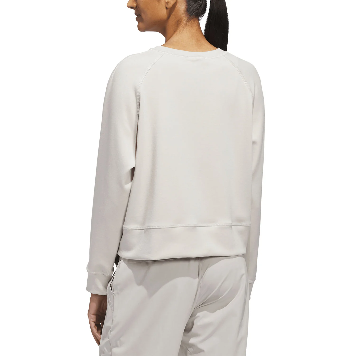 Adidas Women's Beyond the Course Side Snap Crew Layer - Image 8