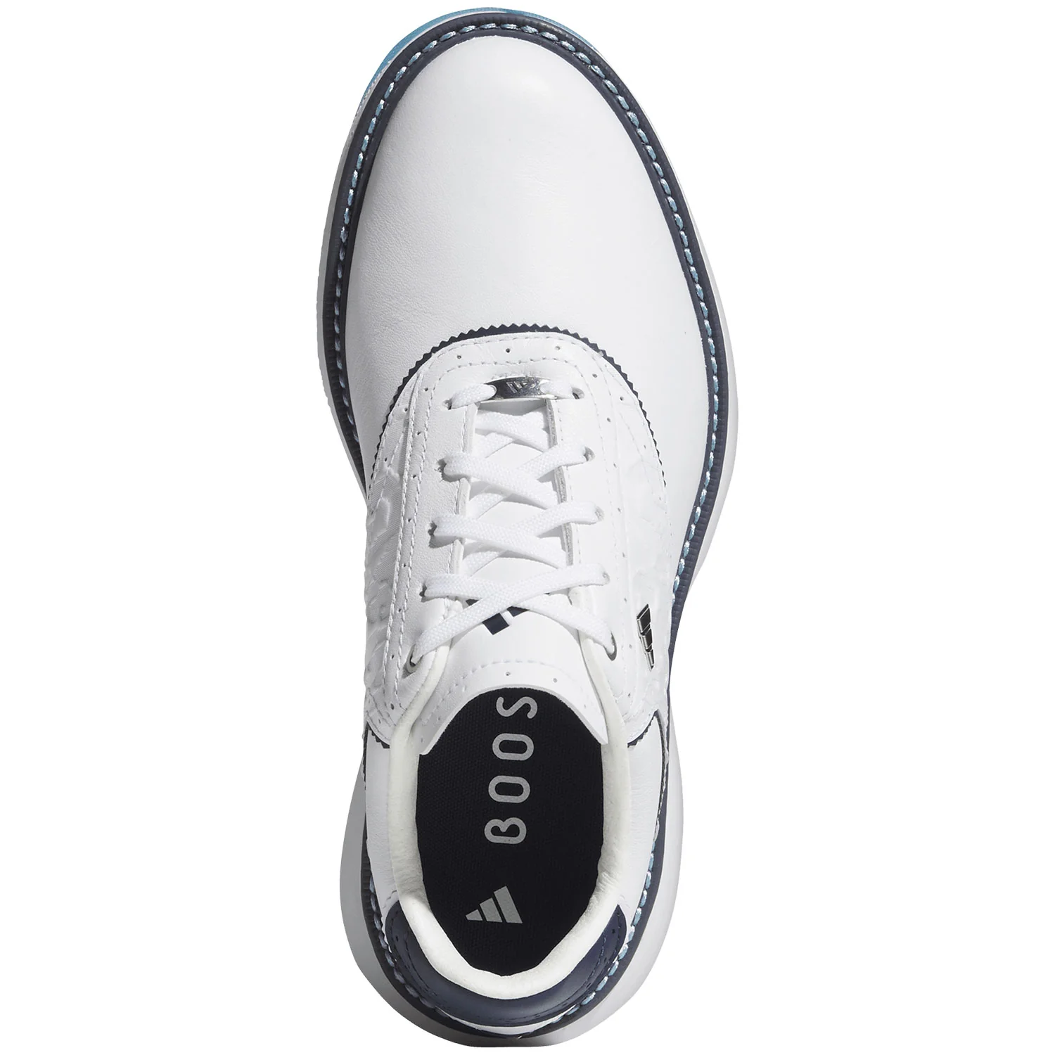 Adidas Women's MC70 SL Golf Shoes White/Collegiate Navy/Lucid Ray Blue - Image 3