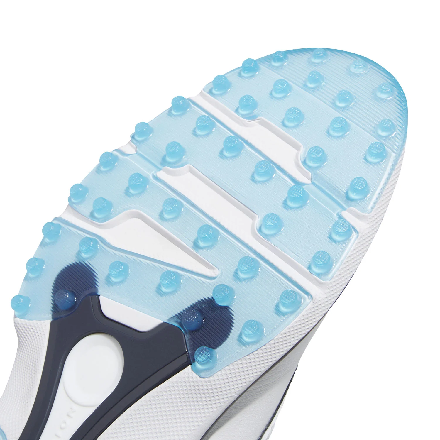 Adidas Women's MC70 SL Golf Shoes White/Collegiate Navy/Lucid Ray Blue - Image 7