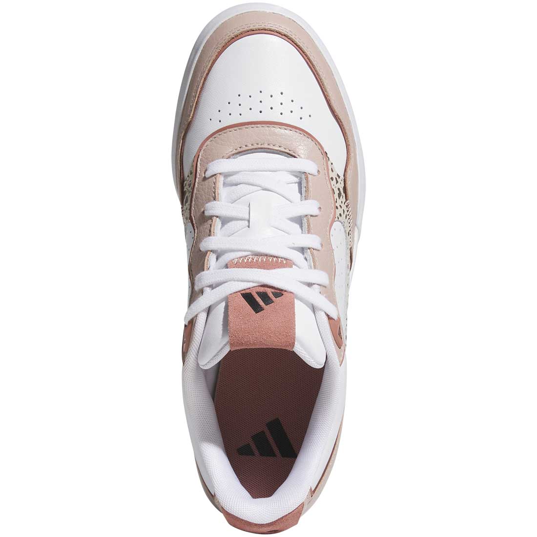 Adidas Women's Retrocross 25 Golf Shoes White/Wonder Taupe/Warm Day - Image 8