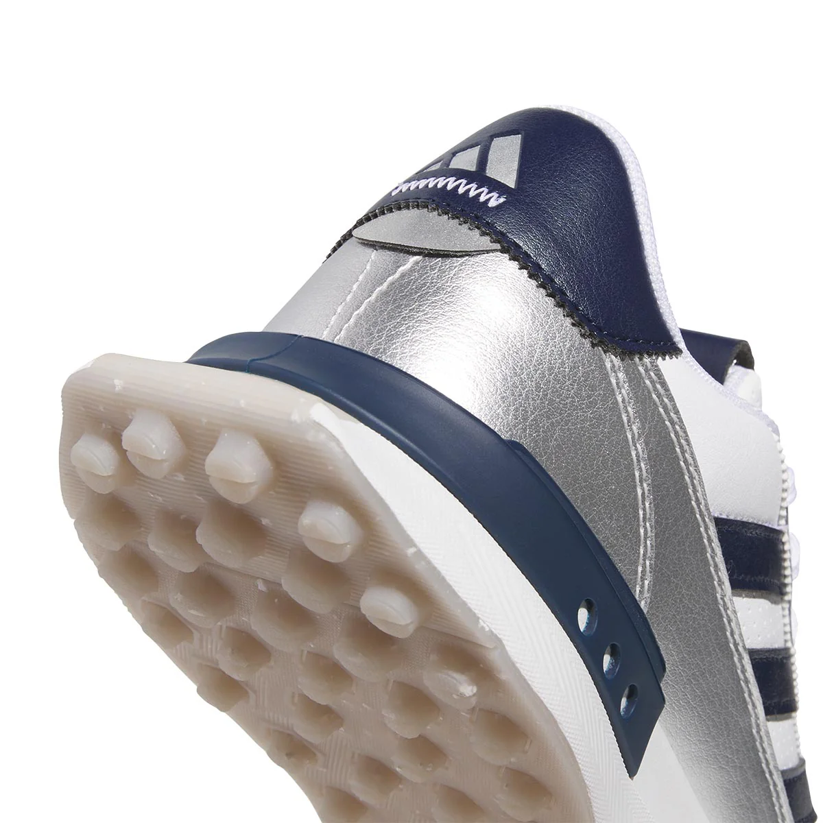 Adidas Women's S2G Spikeless Leather 25 Golf Shoes White/Night Indigo/Grey Two - Image 7