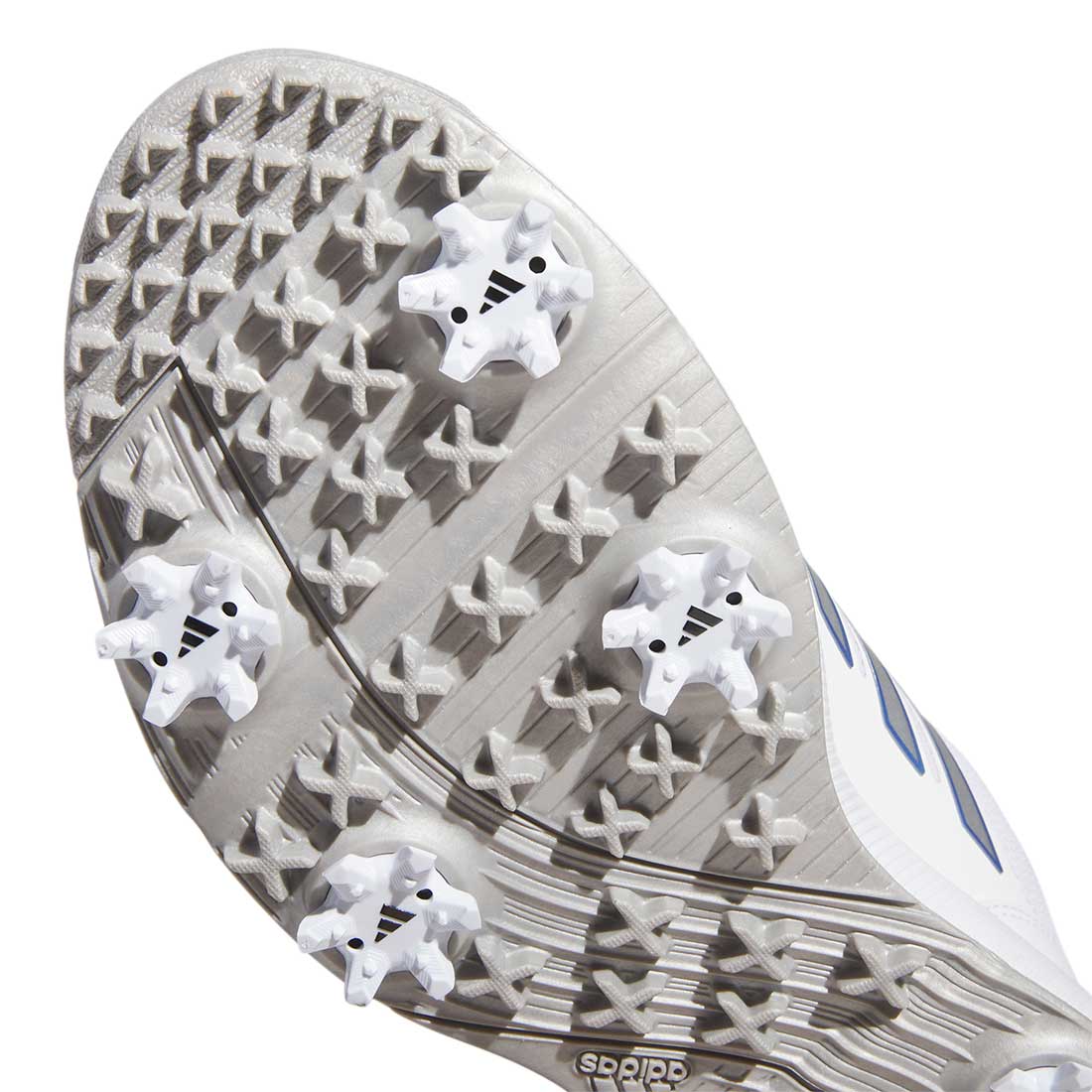 Adidas Women's Tech Response 3.0 Golf Shoes White/Silver/Blue Fusion - Image 2