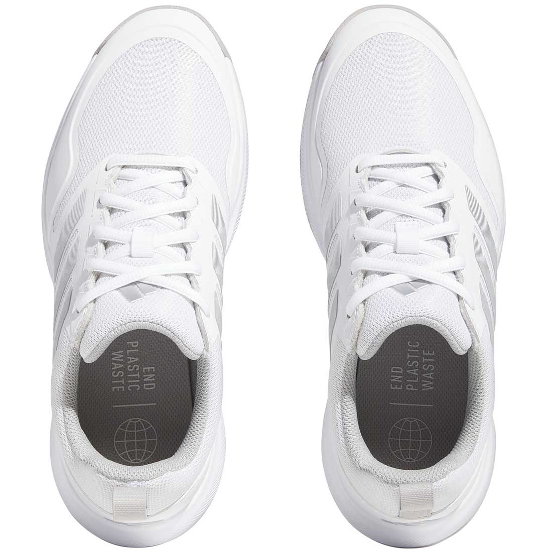 Adidas Women's Tech Response 3.0 SL Golf Shoes White/Grey Two/Silver - Image 3