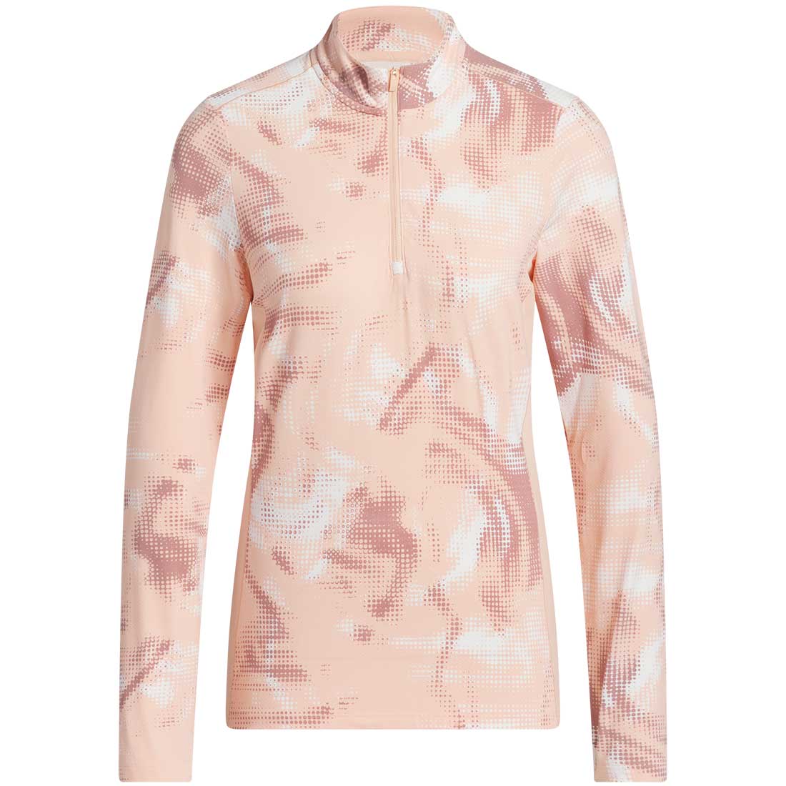 Adidas Women's Ultimate365 Printed Quarter Zip Mock - Image 7