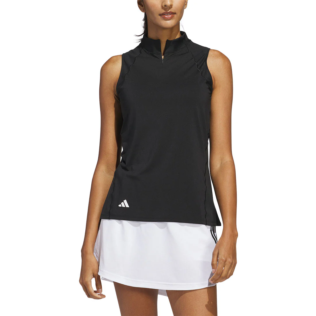 Adidas Women's Ultimate365 Sleeveless Zip Mock - Image 2