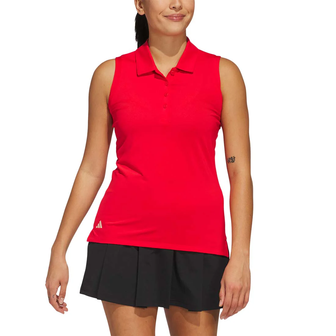 Adidas Women's Ultimate365 Solid Sleeveless Polo - Image 2