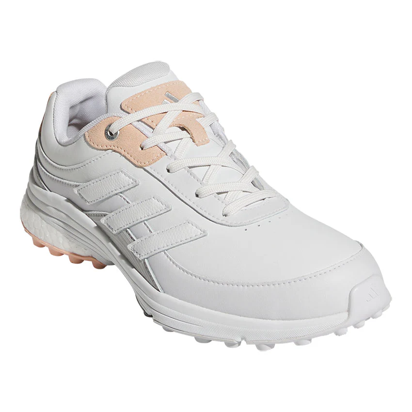 Adidas Women's Zoysia Golf Shoes Dash Grey/White/Coral - Image 3