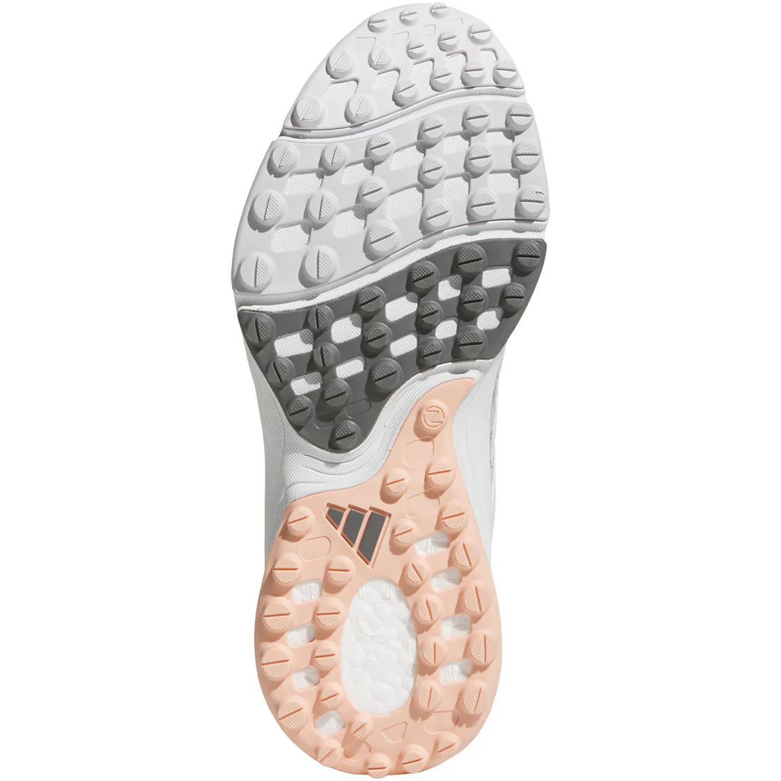 Adidas Women's Zoysia Golf Shoes Dash Grey/White/Coral - Image 5