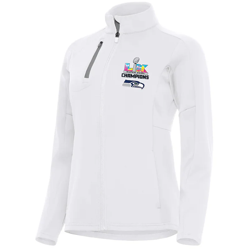 Antigua Women's Seattle Seahawks Super Bowl LX Champions Generation Quarter Zip Golf Pullover
