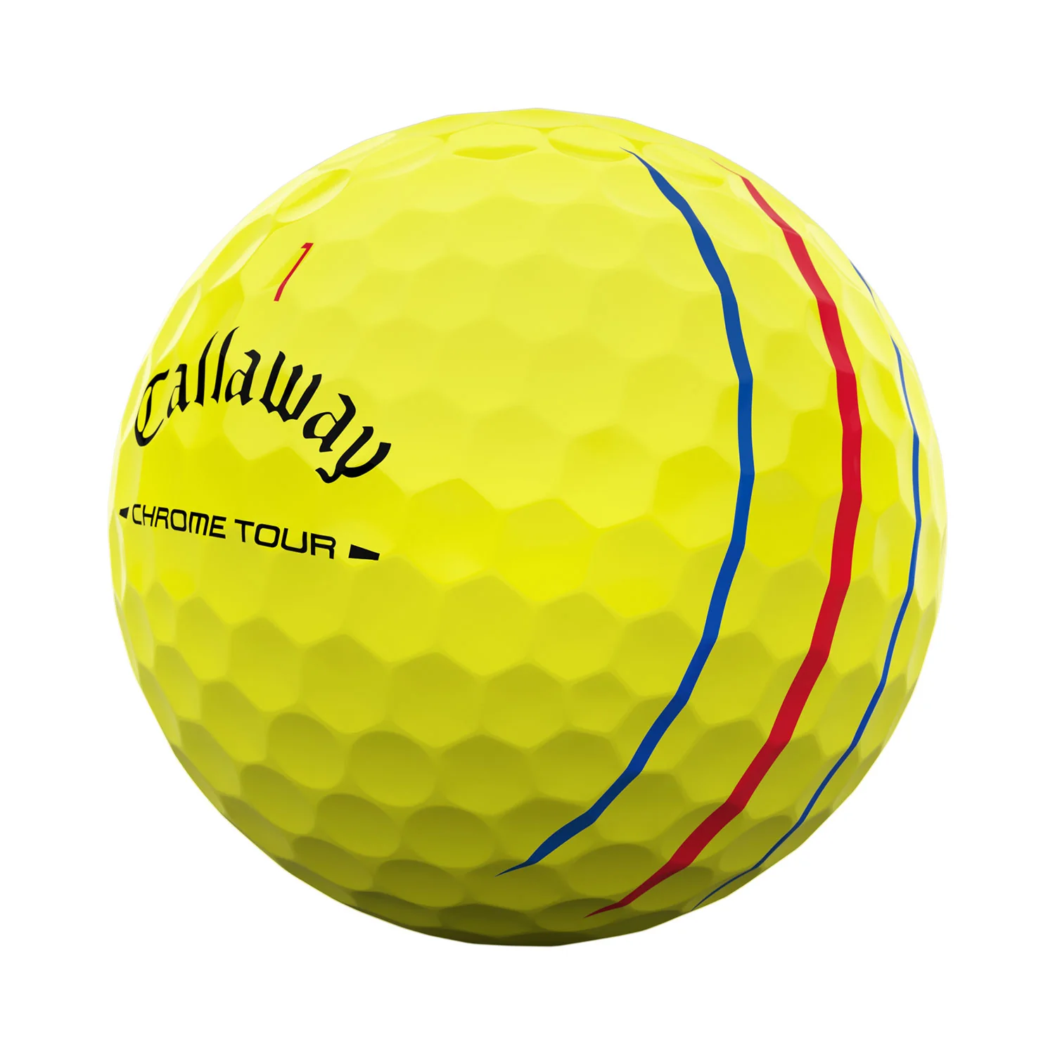 Callaway Chrome Tour Triple Track Yellow Golf Balls - Image 2