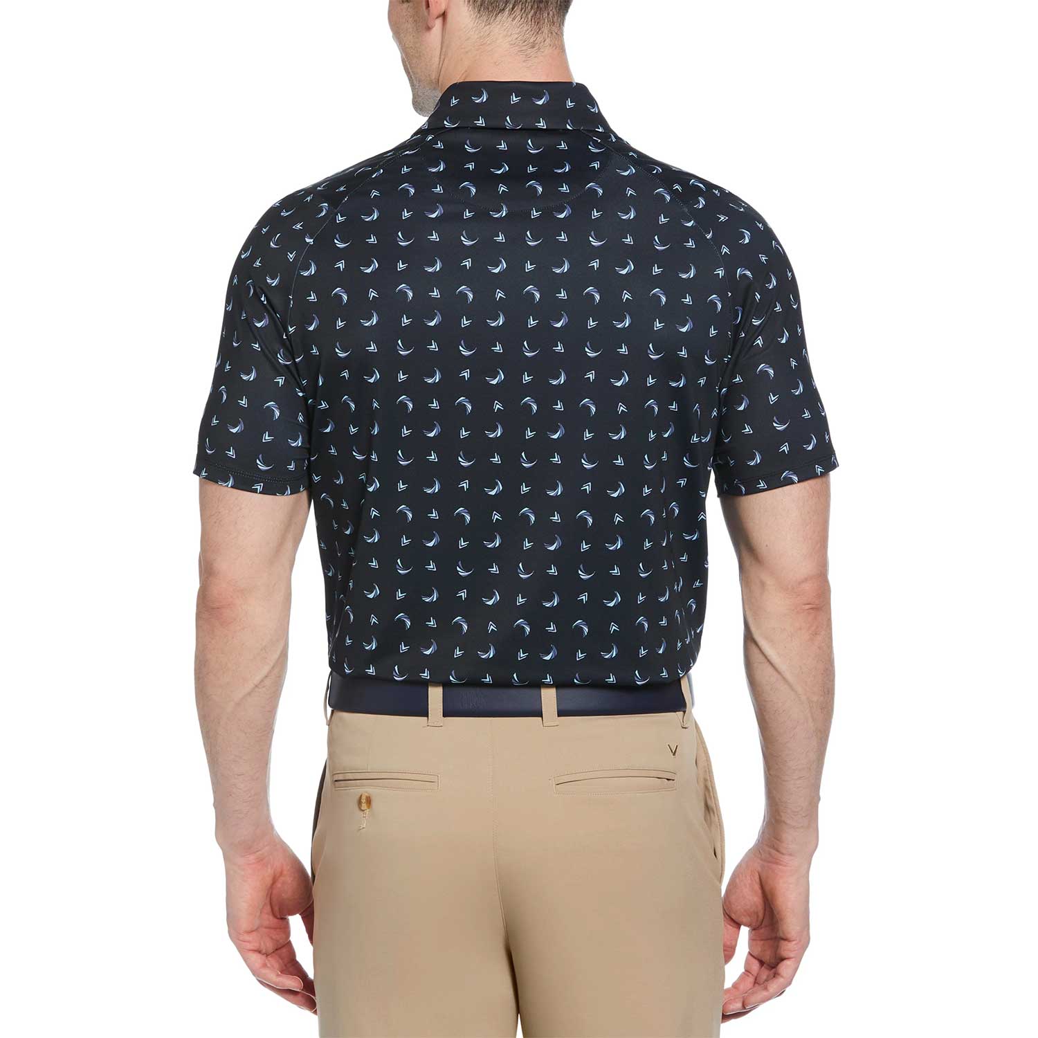 Callaway Abstract Chev Print Golf Polo - Image 2
