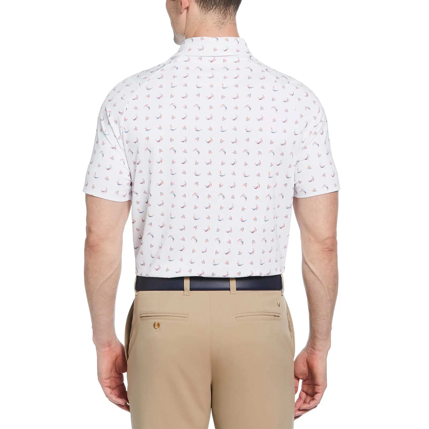Callaway Abstract Chev Print Golf Polo - Image 5