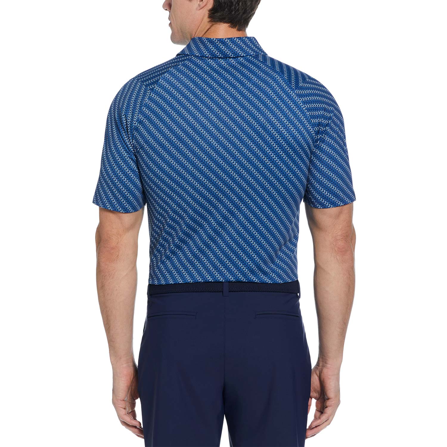 Callaway Chevron Twill Print Golf Polo - Image 2