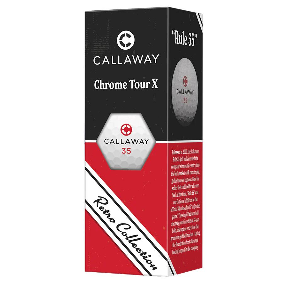 Callaway Chrome Tour X Retro Collection Golf Balls - Image 4